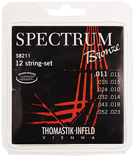 Thomastik Cuerdas para Guitarra Acústica Spectrum, String Extra Ligero, .010-.050, Bronze Series Sin Níquel
