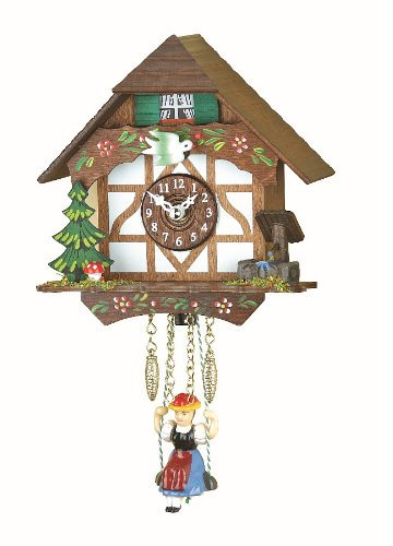 Trenkle Kuckulino Schwarzwalduhr Schwarzwaldhaus mit Quarzwerk und Kuckuckruf TU 2006 SQ