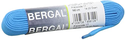 BERGAL Sneaker Laces Schnürsenkel, 10 mm breit, verschiedene Farben, 140 cm, türkis 084