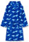 Playshoes Unisex Kinder Fleece-Bademantel Morgenmantel, Hai, 110/116