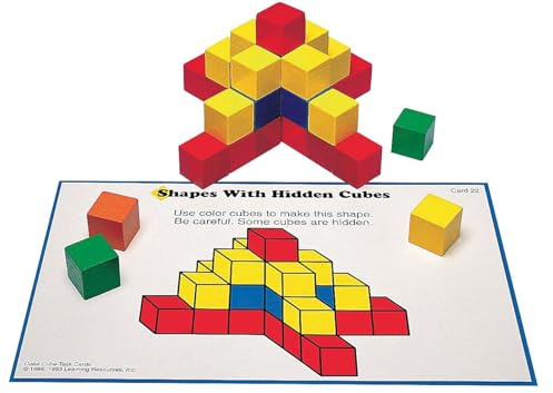 Learning Resources Creative Color Cubes, Fine Motor Skills, Counting Skills, Basic Math, 100 Piece, Ages 3+