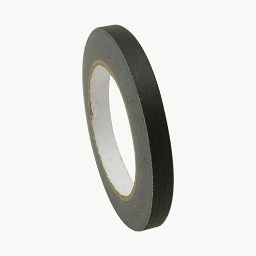 JVCC JV497 Black Masking Tape: 1/2 in. x 60 yds. (Black) by J.V. Converting
