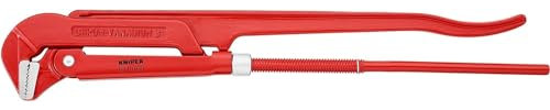 Knipex Giratubi con Ganasce a 90° Rossa, Verniciata a Polvere 650 Mm 83 10 030