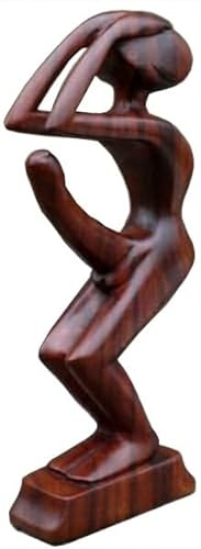 Wogeka Abstrakt Phallus EROTIK Art Akt Holz Liebe Figur Dekoration Handarbeit Schnitzerei Geschenk-Idee M30.10