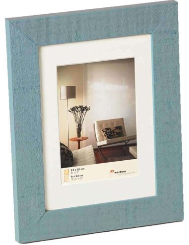Walther HO318L Home Holzrahmen 013 x 018, blau