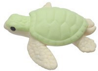 grüner Meeres Schildkröte Radiergummi von Iwako