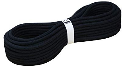 Hummelt Baumwollseil Baumwollkordel mit Kern 10mm 15m schwarz