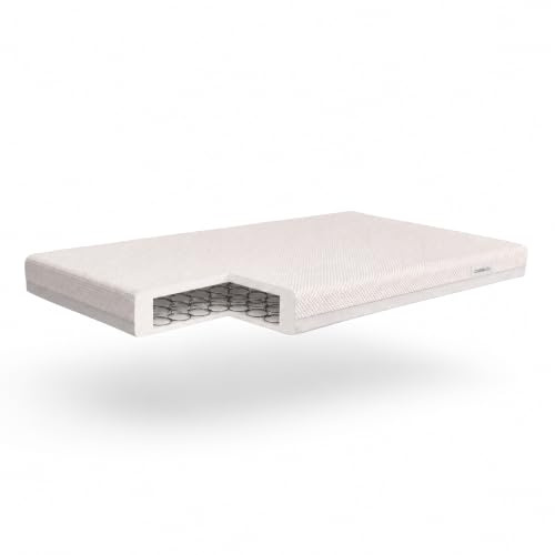 CuddleCo Harmony Hypo-Allergenic Baby Cot Bed Mattress, 140x70cm | Firm Sprung, Waterproof, Breathable, Supportive, Removable Machine Washable Cover