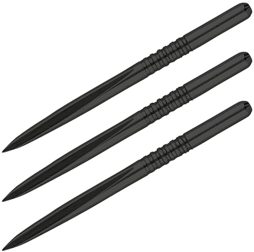 Unicorn Volute Replacement Steel Tip Dart Points | Black Coating | 7 Grooves Grip | 36 mm | 3 per Pack