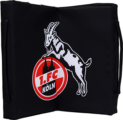 Unbekannt 1. FC Köln Klappkissen Logo 34 x 28 x 3,5 cm schwarz