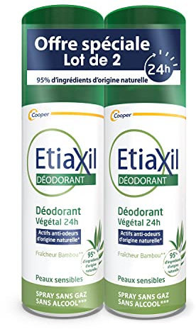 Etiaxil Vegetal Deodorant 24H 2 x 100 ml