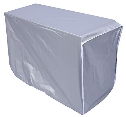 Nicoone Housse Climatiseur Exterieur,Couverture Etanche Climatiseur Housse,Housse de Climatiseur Protection Extérieure,Anti-poussière, Anti-Neige,Imperméable,Résistant Au Soleil (80 × 28 × 54cm)