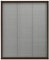 vidaXL Zanzariera Plissettata Finestre in Alluminio Marrone 60x80 cm