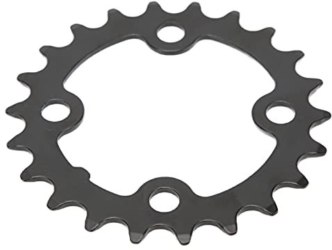 Alomejor Plato de Bicicleta, Plato de Acero al Carbono 22T 64 mm BCD 8 9 Reemplazo de Plato de 10 velocidades