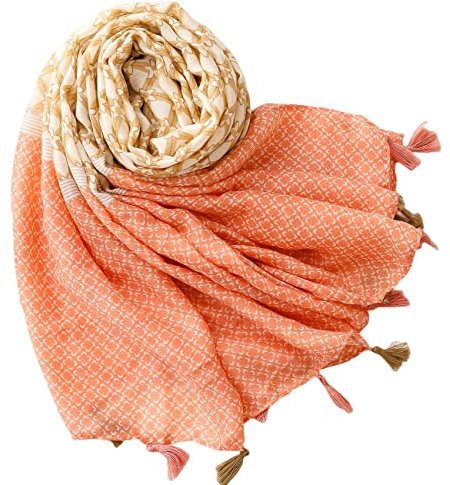 FAIRYGATE Halstücher Damen Tuch Kopftuch Schal Tücher Stola für Frauen Shawls Wraps Luxuriöse Schals Warm Weich als Stola Seidentuch Halstuch 61008