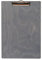 Bütic Holz Klemmbrett Standardform Clipboard A4 aus 3 mm Birkensperrholz und mit widerstandsfähigem Klarlack versiegelt, Farbe:Grau