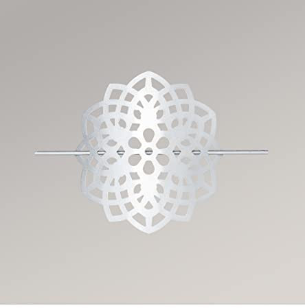 LYSEL® Deko- Raffhalter Blume Breite: 16.5cm Höhe: 17cm