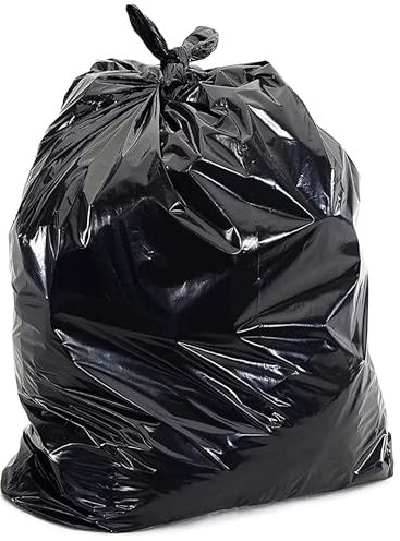 HOMESmith Extra Heavy Duty Bin Bags Pack of 100 - Reliable Waste Management Solution for Every Home
