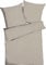 Kaeppel Mako Satin Bettwäsche Uni Cappuccino 1 x 80x80 + 1 x 135x200 cm