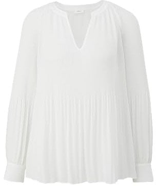 S.Oliver BLACK LABEL Damen 2102619 Bluse, Soft White, 34 EU