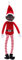 Toyland® Elves Behavin Badly 12 Zoll schwarzes Elfen-Kuscheltier mit Langen Beinen, weichem Körper und Vinylkopf – Elfen auf der ganzen Welt – Weihnachtsspielzeug