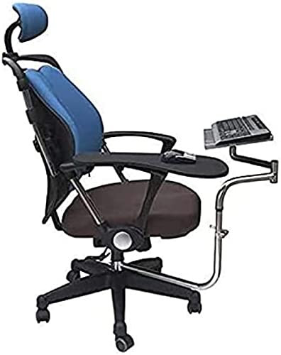 KRASS Ergonomic Keyboard Laptop Mouse Stand Mount, Installed To Chair Or Any Round Bar With Maximum 1.96 Inch Diagonal Thickness, For Workstation Video Gaming,Amazing,Collector88