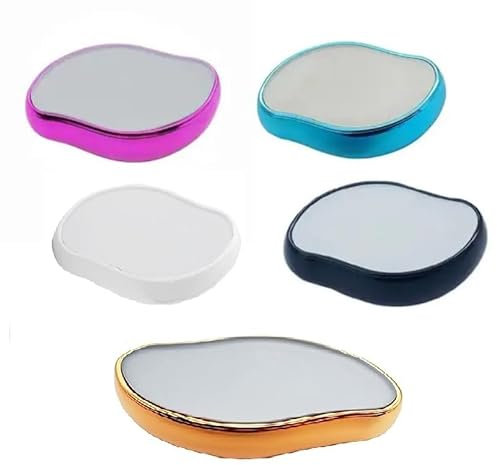 Mr. Gadget's Solutions Hair Remover Crystal Glass Hair Eraser Epilator Painless Safe Easy Cleaning Reusable Full Body Depilation Portable Exfoliating Tool for Unisex