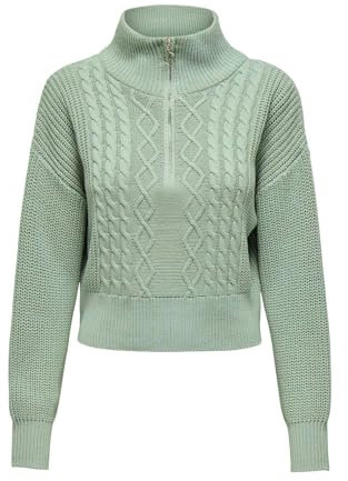 ONLDORITTA LS Cable Zip HIGH Neck KNT