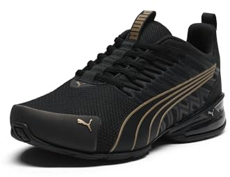 Puma Voltaic Evo Cross-Trainer für Damen, Puma Schwarz-Puma-Gold, 7 Wide