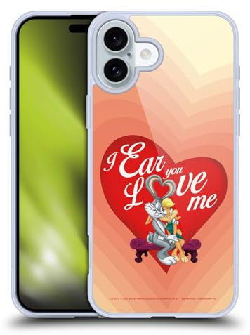 Head Case Designs Offizielle Looney Tunes Bugs Bunny Love Lola Bunny Staffel Gelhülle [Militärischer Schutzgrad] Kompatibel Mit Apple iPhone 16 Plus Und Kompatibel Mit MagSafe