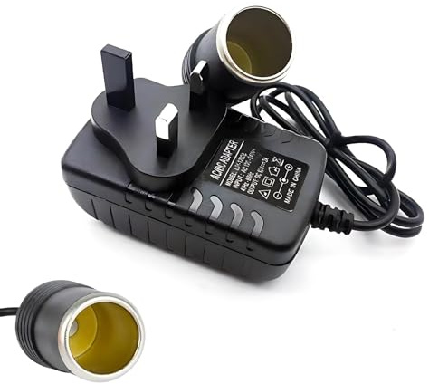 Car Power Inverters, Power Plug Adapter 100-240AC 2A Mains to 12V DC, Car Converter Socket, Voltage Converter, Household Cigarette Lighter