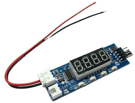 IJSDNVJNDX PWM 4-Wire Fan Speed Controller DC 12V 3A Temperature Control Governor Module RPM/° C Display for FPV RCDrones