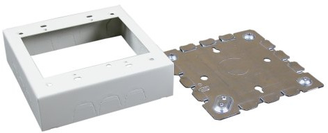 C2G WIREMOLD 700 DOUBLE GANG SWITCH AND RECEPTACLE BOX FITTING - cable trunking systems