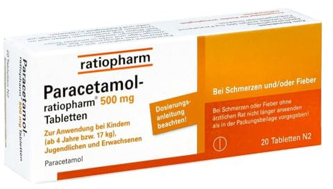 Paracetamol-ratiopharm 500 mg, 20 St