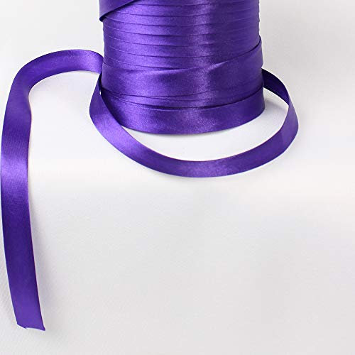 eventkauf Schrägband Rolle Satin 132m x 15mm (Lila)