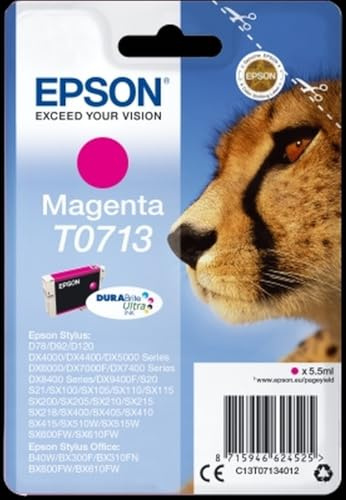 EPSON T0713 Ink Magenta Standard Capacity 5.5 ml 1 Pack Blister Without Alarm