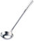 TENTA KITCHEN Professional Large Stainless Steel Serving Ladle Spoon - Gravy Ladle Soup Spoon For School Canteen,Hotel Kitchen,Restaurant (3.86x17)