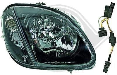 Shop Import 1635580, Scheinwerferlampen, Schwarz, für SLK R170 von 1996 bis 2004, 1 Paar