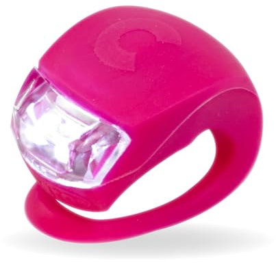 Micro Scooters | Classic Scooter/Bike Light | Kids Cycling Accessories | LED Flashing | Battery Operated | Waterproof | Boys & Girls | Pink