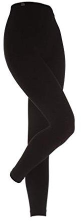 HEAT HOLDERS Ladies 1 Pair 0.52 Tog Thermal Footless Tights Black XXL