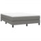 vidaXL Cadre à sommier tapissier en Tissu Gris foncé 140 x 190 cm, lit, Meuble de Couchage, sommier tapissier, Cadre de lit, lit Double, sommier tapissier, Lits, berceaux