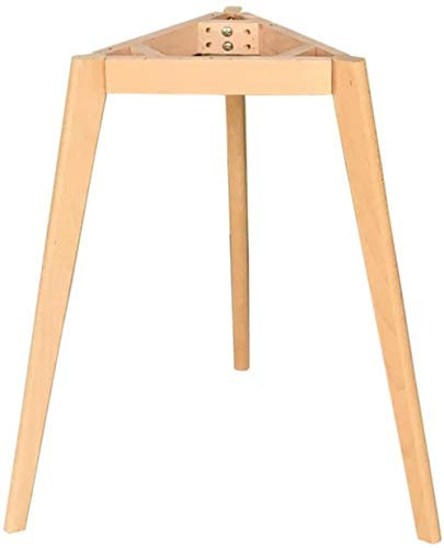 LILIKY Patas de la Mesa Sólido Patas de la Mesa de Madera Tres Lados de triángulo Soporte Lateral Mesa de Soporte de encimera de mármol de Cristal Soporte Patas de Mesa y Silla (Size : 48x72.2cm/19.2