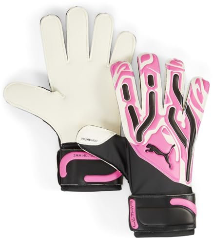 PUMA PUMA Ultra Match RC, Unisex-Erwachsene Torwarthandschuhe, Poison Pink-PUMA White-PUMA Black, 5-041861