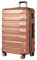 BEMON Grande Valise Rigide en Coque 4 Roues 85cm Nice Rose