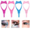Ellxen 4 Stück 3 in 1 Wimpern Werkzeuge,Mascara Shield Applikato Guard Wimpernführer Helfe,Wimperntusche Applikator,Make Up Eyelid Shield Wimpernschildpad,für Damen,Mädchen,Anfänger