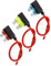 1er-Pack 12-V-Sicherungshalter, zusätzlicher Stromkreis-TAP-Adapter, Micro-Standard-ATM-APM-Blade (Color : Standard, Size : 10A)
