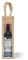 Discount Fabrics LTD Hessian Window Wine Bag: Jute Bottle Bag with Drawstrings, Gift Bag for Wine - Ideal Wine Carrier Bag for Birthdays, Weddings, Parties, Christmas (1 Window, 1 Pack)