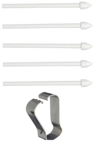Lot de 5 pointes de stylo pour Galaxy S24 Ultra - Embouts de rechange avec pince à épiler pour Samsung Galaxy S24 Ultra S23 Ultra Tab S9 Tab S8 - Pointes de stylo tactile S (blanc)