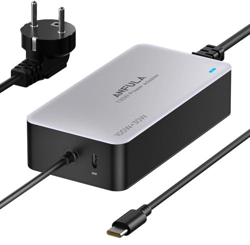 100W USB C Netzteil Laptop Ladekabel, mit 30W USB C Port, für MacBook Pro 16/15/14/13, Mac Book Air, Lenovo Thinkpad/Yoga/Thinkbook, Surface Pro 9/Book 4, Hp Acer Asus Samsung Dell Notebook Ladegerät