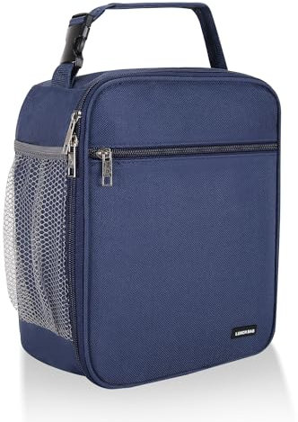 AYEANY Lunchbox, Lunchtasche für Männer und Frauen, Lunch-Tasche, isolierte Lunchtasche, Kühlbox (dunkelblau)
